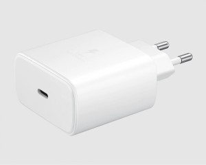 samsung 45W USB Type-C mobile charger white with Cable(EP-TA845XWNGIN)