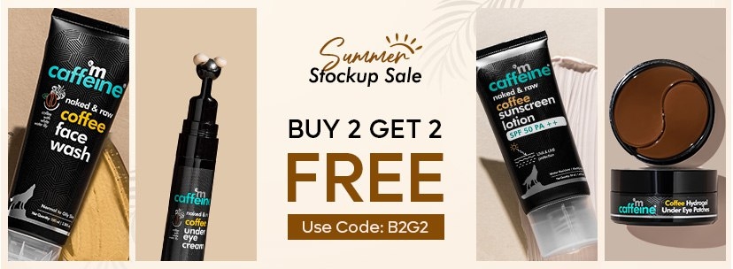 BUY 2 products and GET 2 products free. Code : B2G2