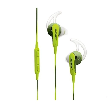 bose soundsport in-ear headphones with mic (energy green) for apple devices 741776-0030